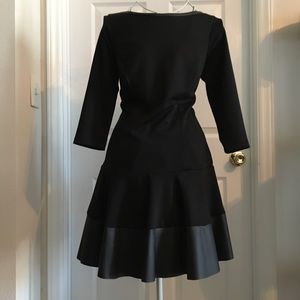 Black Jessica Simpson faux leather dress